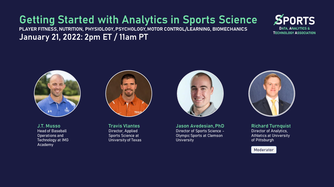 Sports Data, Analytics, & Technology Association